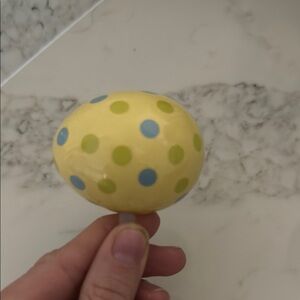 Nora Fleming Polka Dot Egg Mini Retired